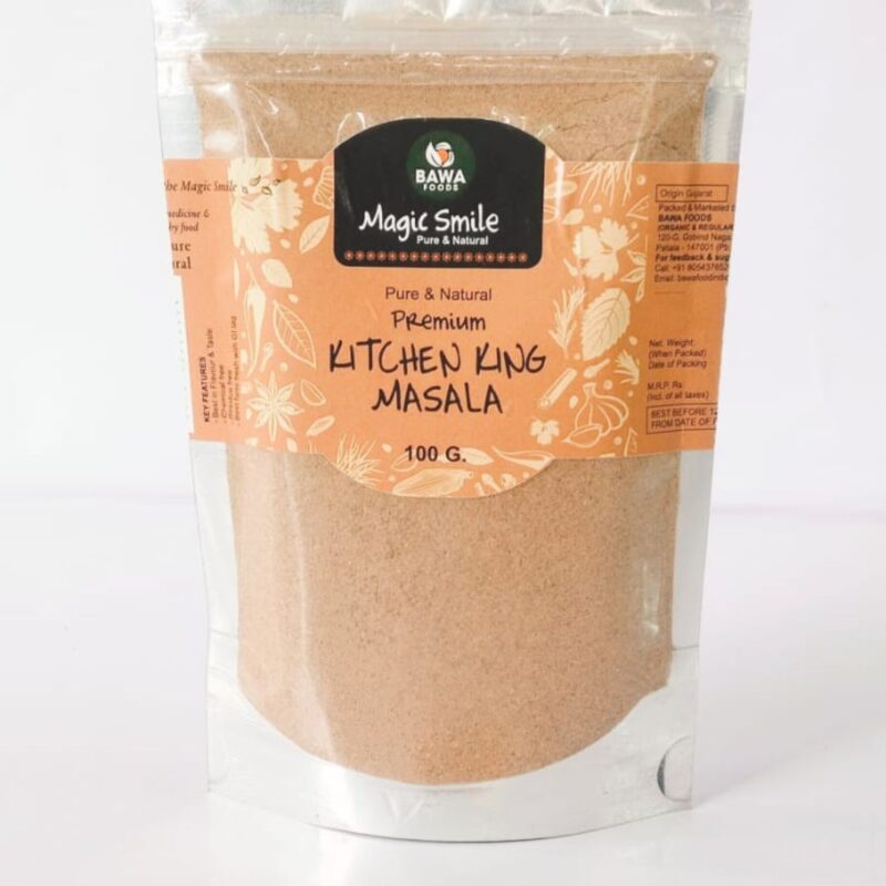 Magic Smile Pure & Natural Premium Kitchen King Masala (100g)