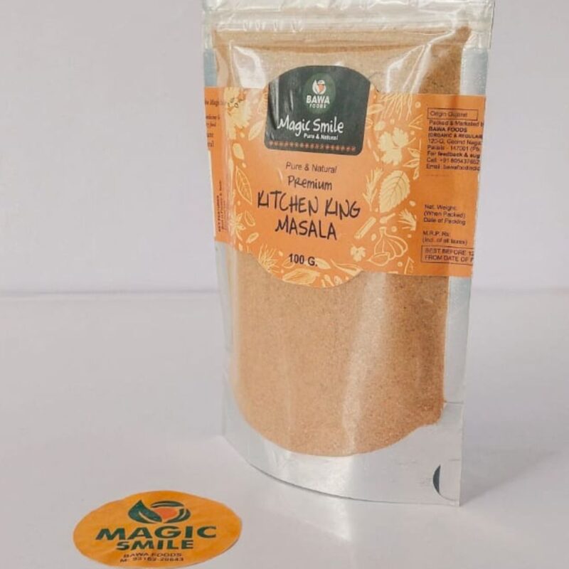 Magic Smile Pure & Natural Premium Kitchen King Masala (100g) - Image 3