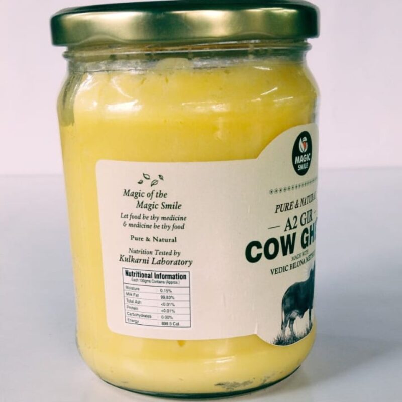 Magic Smile Pure & Natural Premium A2 GIR Cow Ghee (1kg) - Image 3